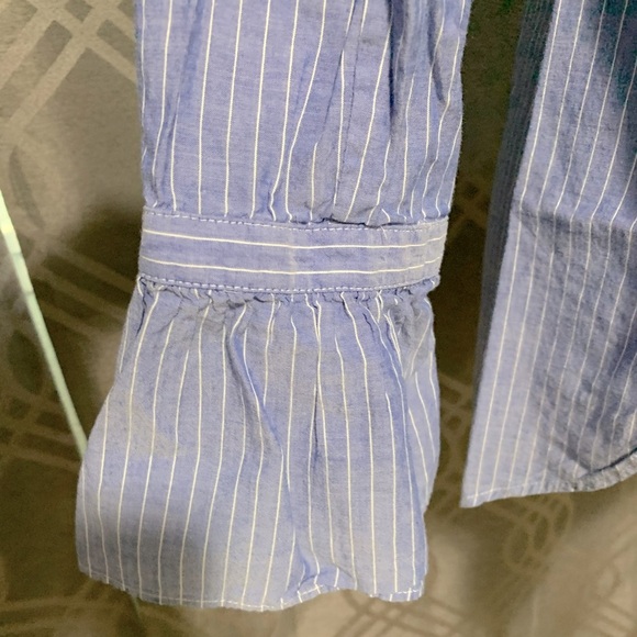 LOFT floral stripe blouse - Picture 3 of 3